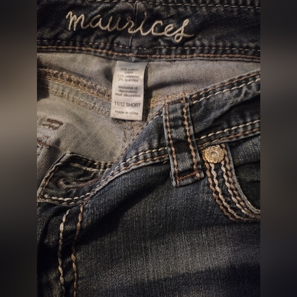 Women's Maurices Jeans size 11/12 short - Picture 1 of 1